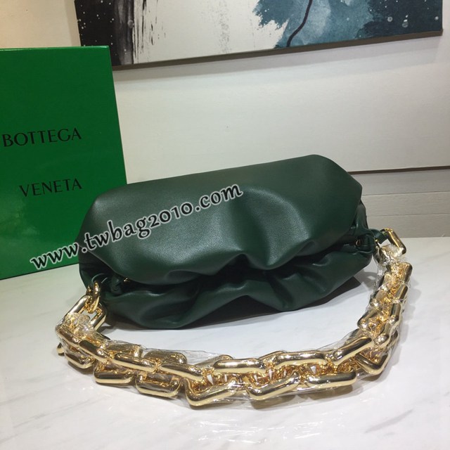 Bottega veneta高端女包 98078 寶緹嘉The pouch手拿肩背包 BV經典款鏈雲條朵包  gxz1292